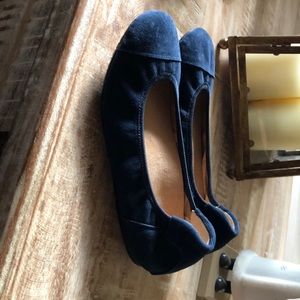 Vionic - Suede Navy Blue Flats